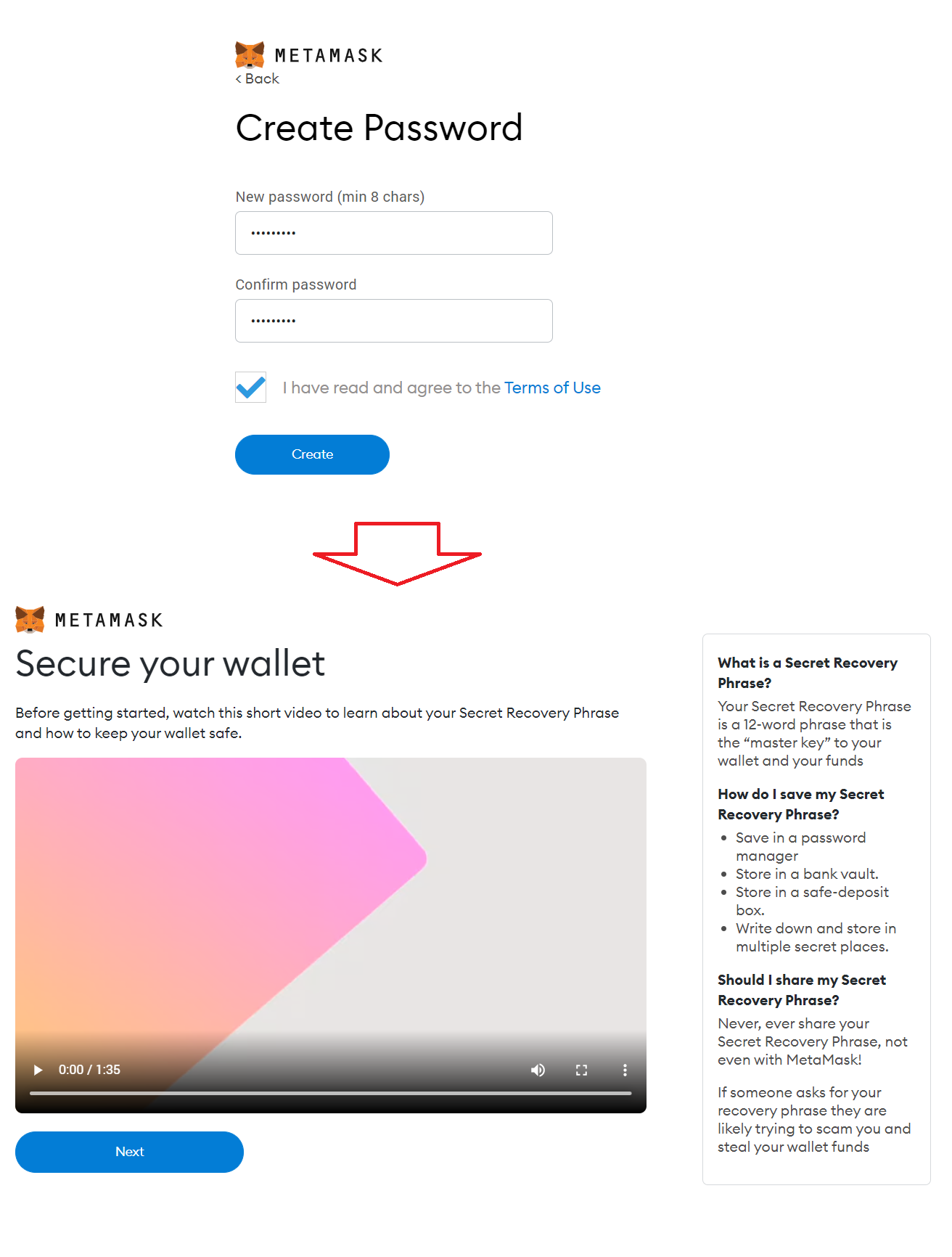 how to create a paper wallet with metamask